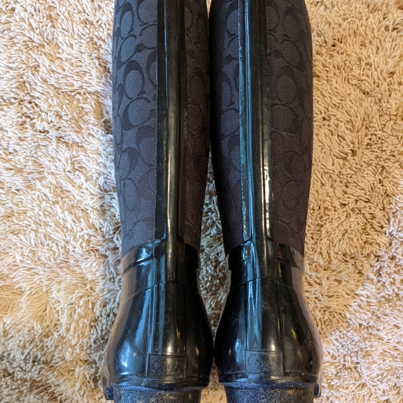 Coach Black Winter & Rain Boots - Picture 6 of 7